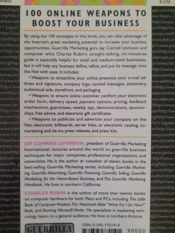 Guerrilla Marketing Online Weapons ~ Levinson / Rubin