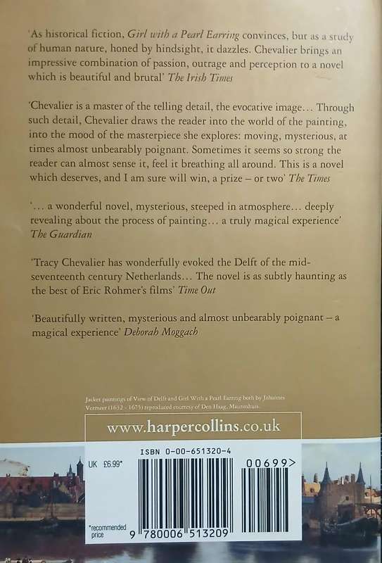 The Girl with the Pearl Earring ~ Tracy Chevalier