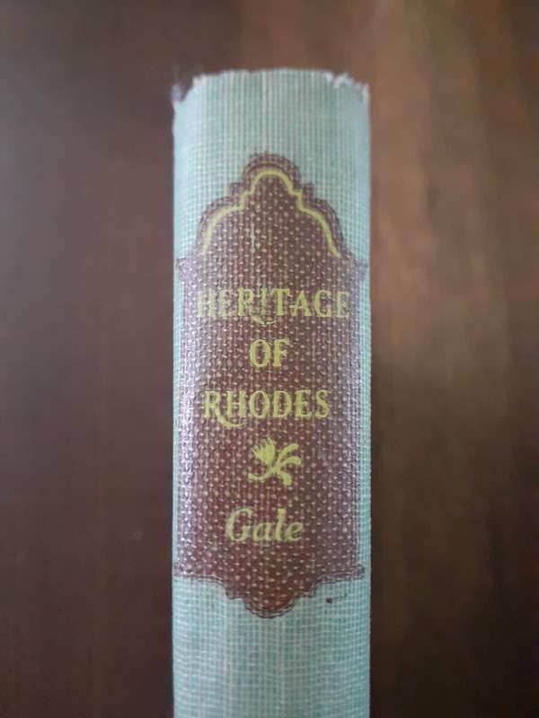 Heritage of Rhodes ~ W D Gale