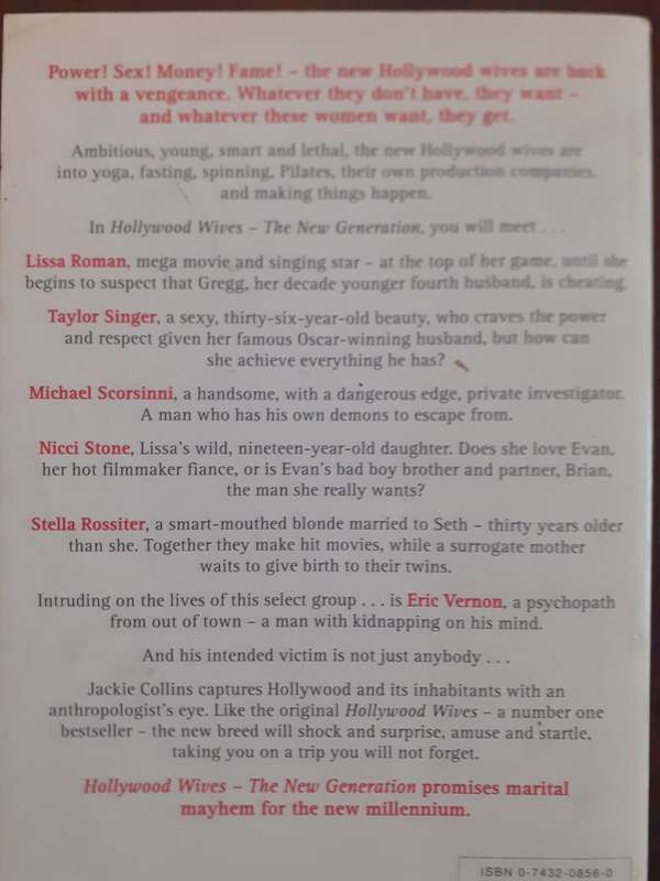 Hollywood Wives - the new generation ~ Jackie Collins