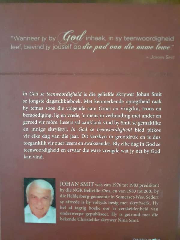 In God se Teenwoordigheid ~ Johan Smit