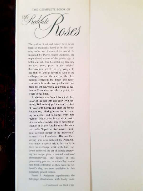 The Complete Book of 169 Redoute Roses ~ Frank J Anderson
