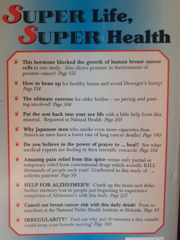 Super Life, Super Health ~ F C & A Editors