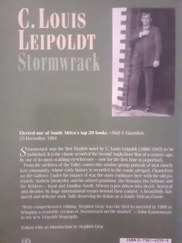 Stormwrack ~ C Louis Leipoldt