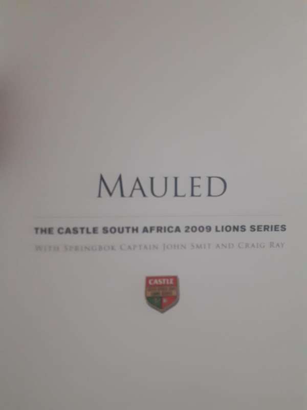 Mauled - The Castle SA 2009 Lion Series ~ Smit / Ray