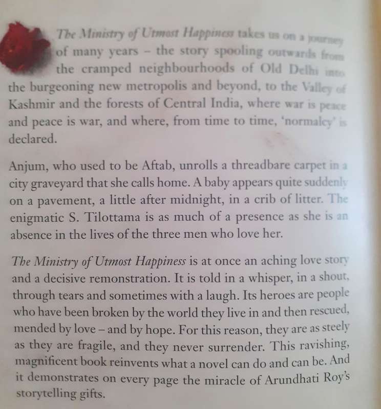 The Ministry of Utmost Happiness ~ Arundhati Roy