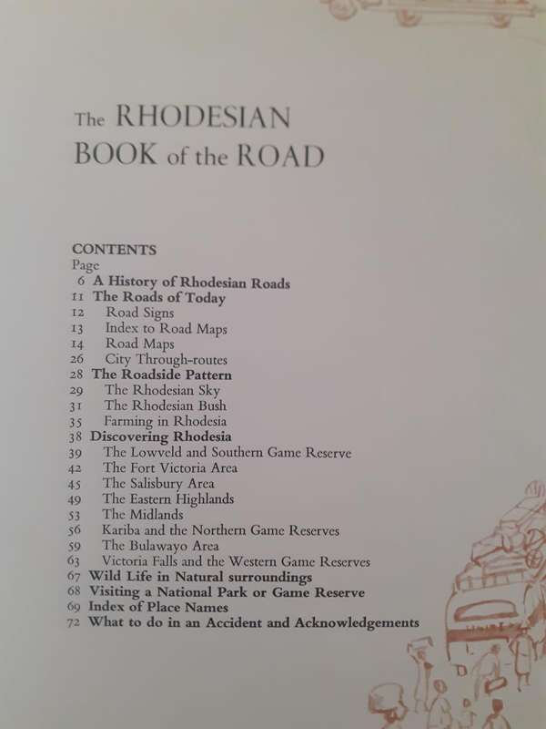 The Rhodesian Book of the Road ~ edited by Susan Pratt