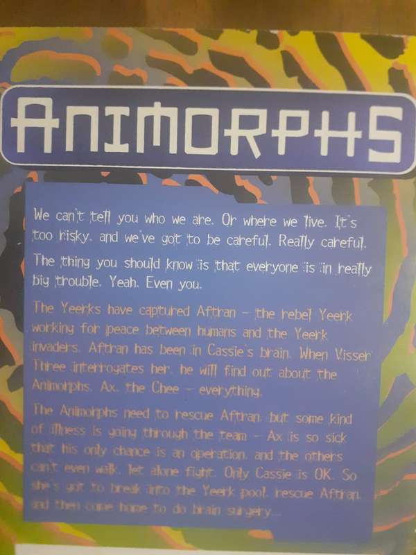 ANIMORPHS - The Sickness ~ K A Applegate