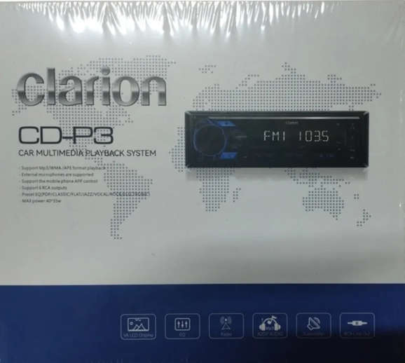 CLARION-CD-P3 RADIO USB,BLUETOOTH,AUX OUTPUT CAR MULTIMEDIA SYSTEM