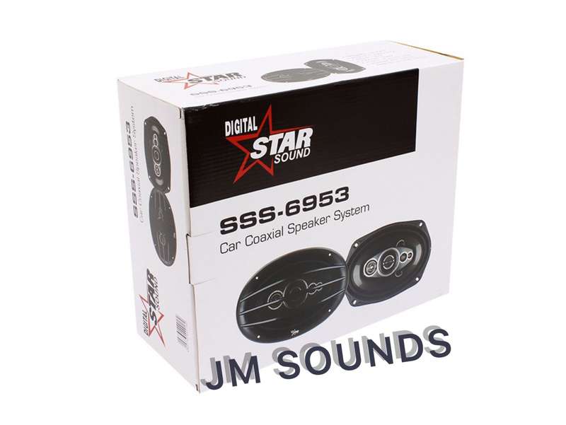 StarSound SSS-6953 6x9inch Co-Axial 3-way speakers