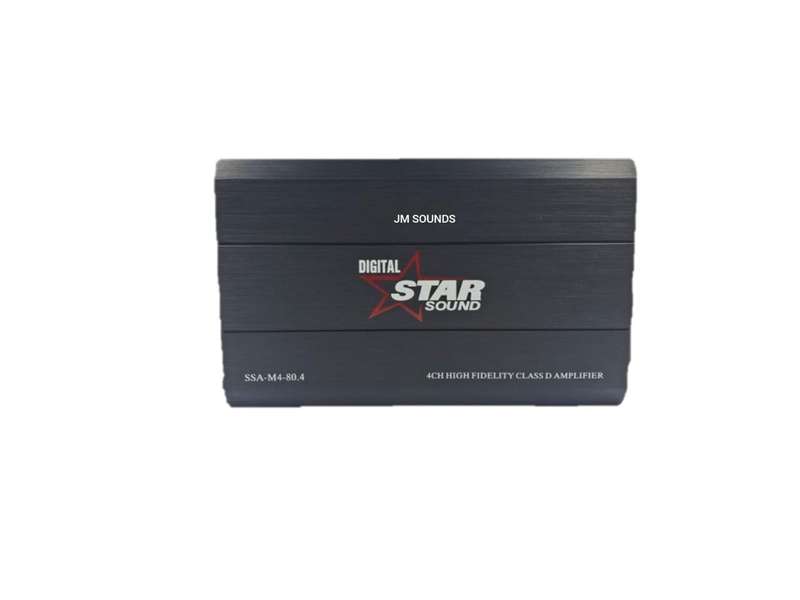 Star Sound SSA-M4-80.4 4 Channel Amplifier
