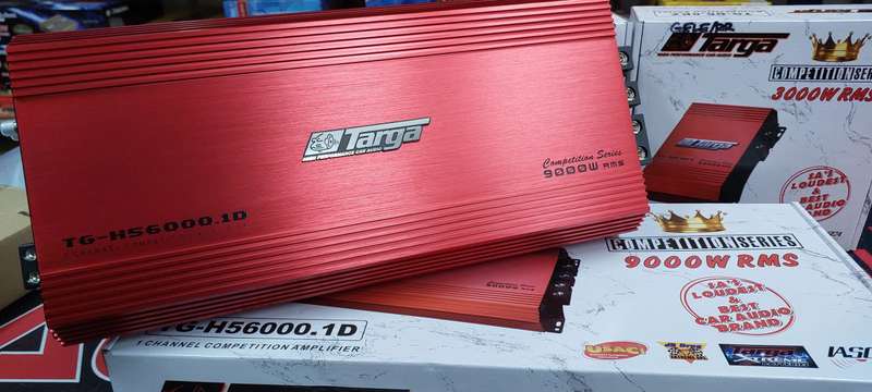 TARGA TG-H56000.1D DGITAL COMPETITION SERIES MONOBLOCK AMPLIFIER.