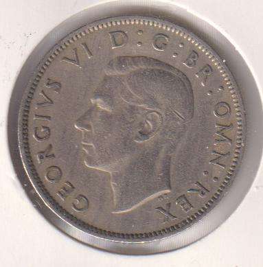 GREAT BRITAIN 2 SHILLINGS 1951 IN COIN FLIP