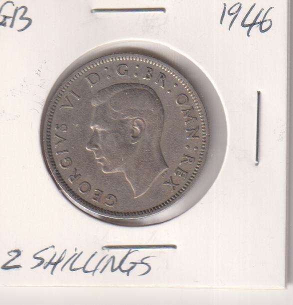 GREAT BRITAIN 2 SHILLINGS 1946 IN COIN FLIP