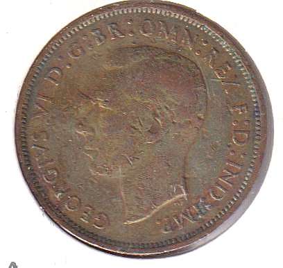 GREAT BRITAIN 1 PENNY  1940 IN COIN FLIP