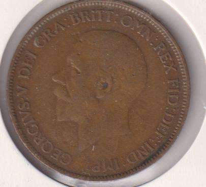 GREAT BRITAIN 1 PENNY  1929 IN COIN FLIP
