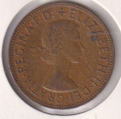 GREAT BRITAIN 1 PENNY  1962 IN COIN FLIP