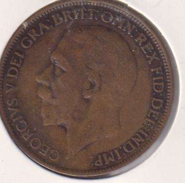 GREAT BRITAIN 1 PENNY  1927 IN COIN FLIP