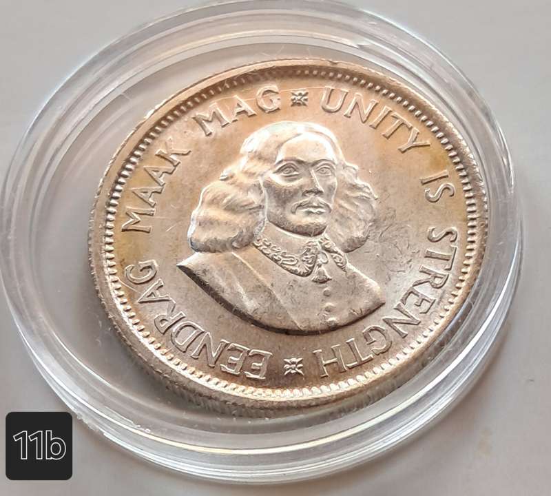 RSA - 1964  TEN CENT - SILVER - IN CAPSULE