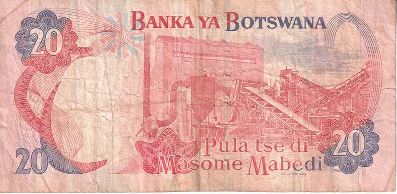 Botswana 20 Pula  P31  2009-2022 F