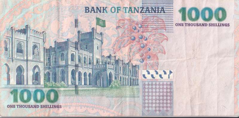 TANZANIA 1000 SHILLINGS 2006  P36 VF