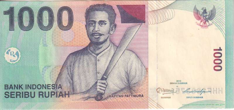 INDONESIA 1000 RUPIAH 2013 P141 VF