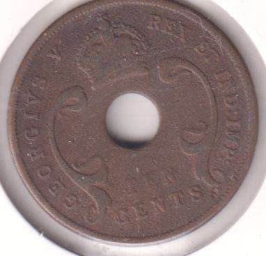 EAST AFRICA 10 CENTS 1928 (KING GEORGE V) IN COIN FLIP
