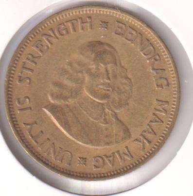 RSA 1 CENT 1964 IN COIN FLIP