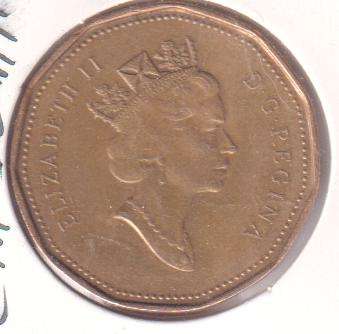 CANADA 1 DOLLAR 1992  125 ANNIVERSARY OF CANADIAN FEDERATION - IN COIN FLIP