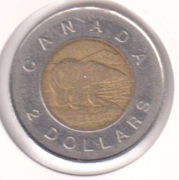 CANADA 2 DOLLAR 1996 - IN COIN FLIP