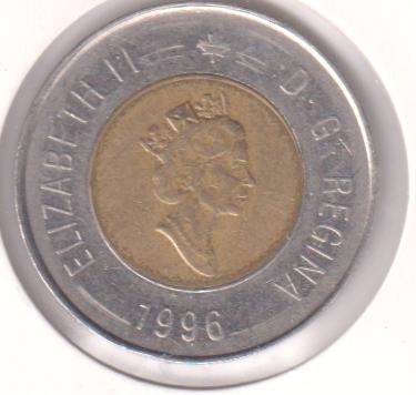 CANADA 2 DOLLAR 1996 - IN COIN FLIP