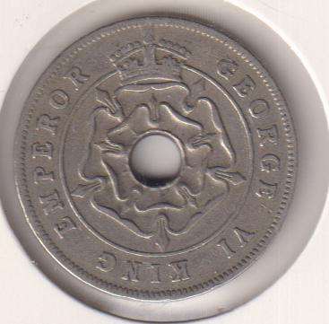 SOUTHERN RHODESIA 1 PENNY 1937 IN COIN FLIP