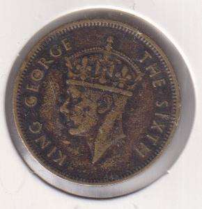 HONG KONG 10 CENTS 1948 IN COIN FLIP