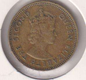 HONG KONG 10 CENTS 1968 IN COIN FLIP