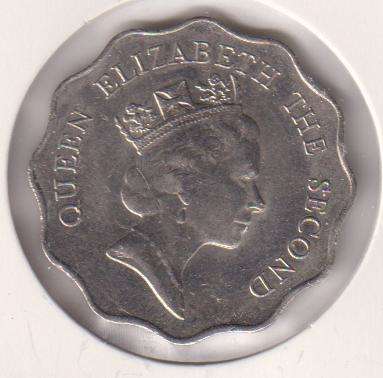 HONG KONG 2 DOLLARS 1989 IN COIN FLIP