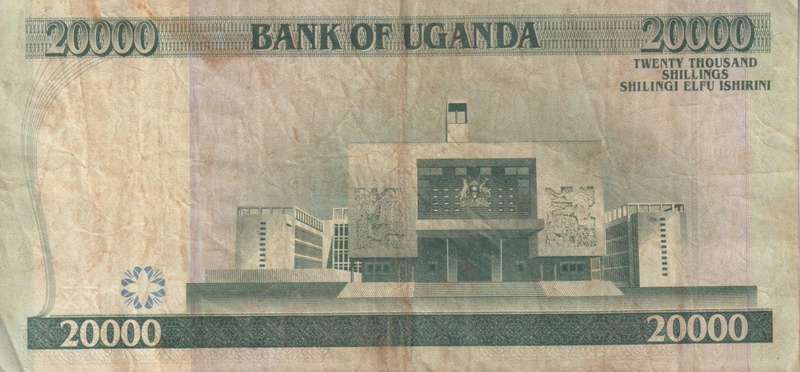 UGANDA 20,000 SHILLINGS 2002 P42 VF