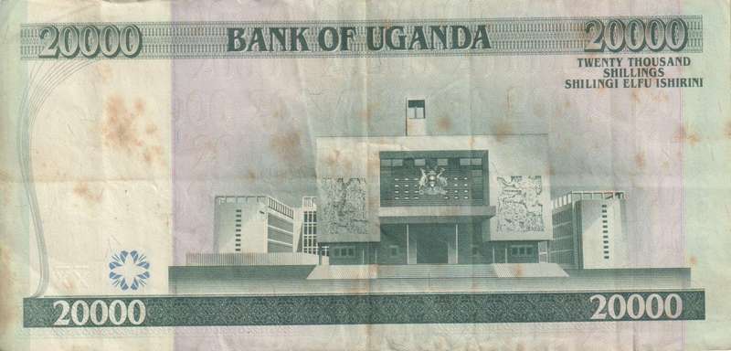 UGANDA 20,000 SHILLINGS 2002 P42 VF