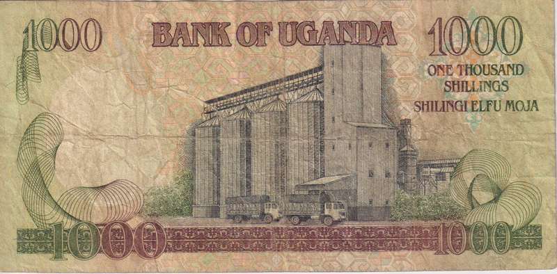 Uganda 1000 Shillings 2000 P39 VF
