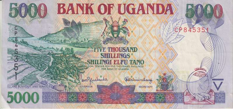 Uganda 2000 Shillings 2000 P40a VF