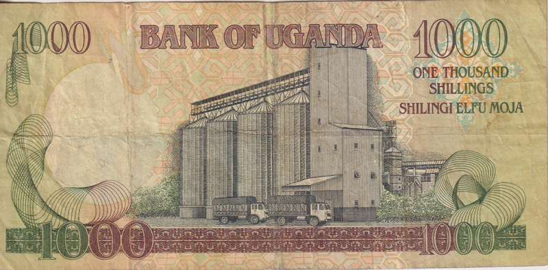 Uganda 1000 Shillings 2007 P43b VF