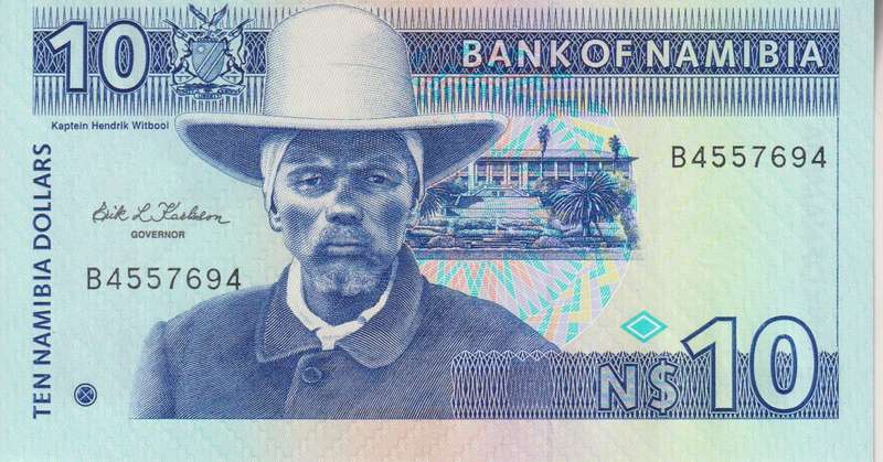 NAMIBIA 10 DOLLARS 1993 P1 A-UNC