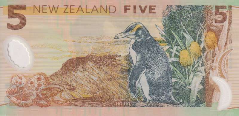NEW ZEALAND 5 DOLLARS 2006 P185b A-UNC