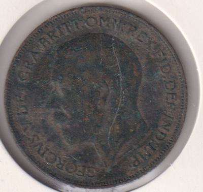 GREAT BRITAIN 1 PENNY 1915  IN COIN FLIP