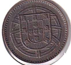 PORTUGAL 1 CENTAVO 1918 IN COIN FLIP