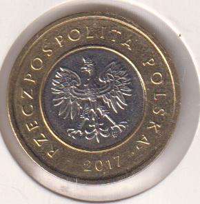 POLAND 2 ZLOTE 2017  IN COIN FLIP (MINT)