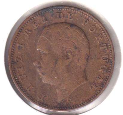 PORTUGAL 20 REIS 1883 IN COIN FLIP