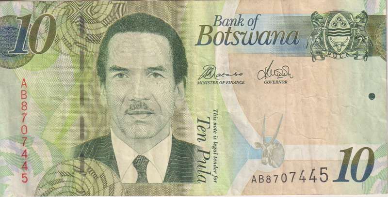 BOTSWANA - 10 PULA 2009-14  P30  VF
