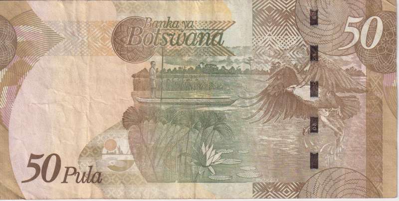 BOTSWANA - 50 PULA 2000 P22  VF