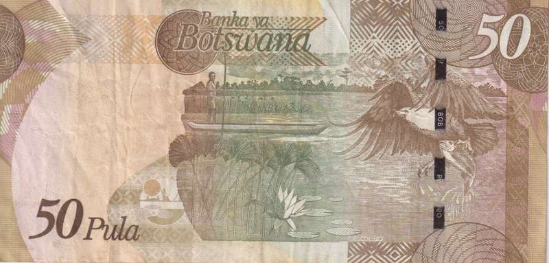 BOTSWANA - 50 PULA 2000 P22  VF