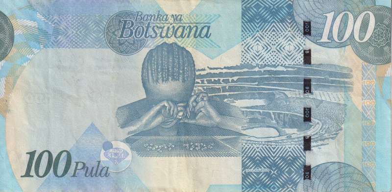 BOTSWANA  100 PULA 2012  P33 VF